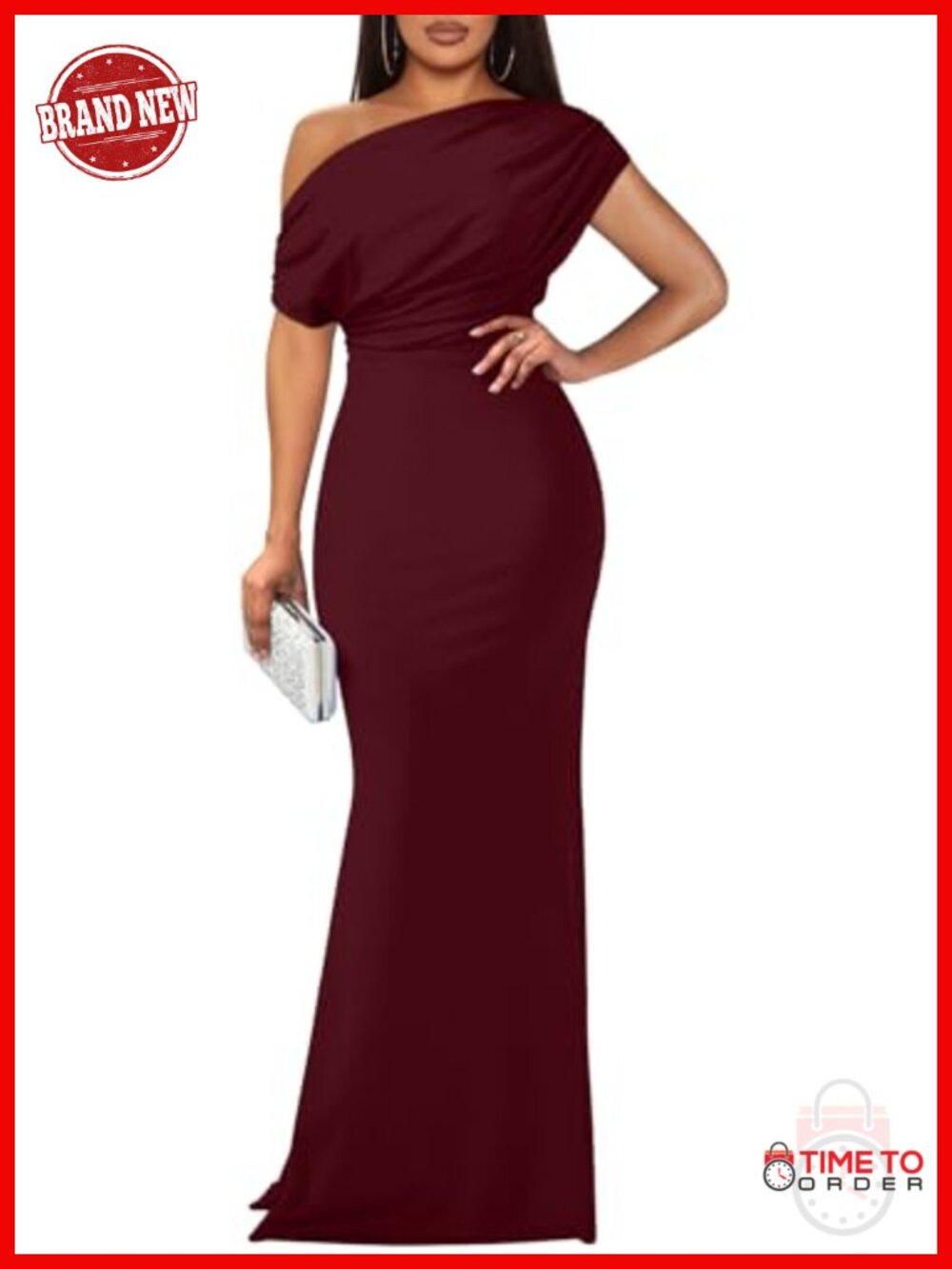 Sleeveless Off Shoulder Long Formal Party Dress Mermaid Bodycon